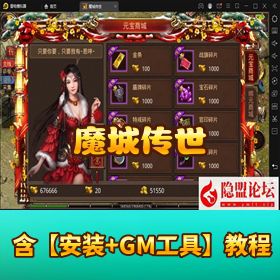 【三职业传世手游魔城传世】VM 一键单机 + Linux 外网端 + 隐盟教程 + GM 网页后台 + 双端