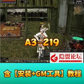 稀有怀旧韩国网游 【A3-219VM 】一键单机版 GM 工具攻略大全 8 阶装备单人副本GM脚本命令教程