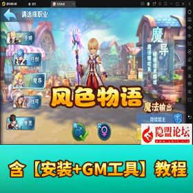 【风色物语】VM 一键单机端 隐盟视频教程 GM 网页充值邮件后台