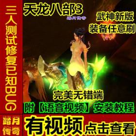 踏月传奇游戏天龙八部3【武神新版单机版】附语音教程+工具网游一键端无限元宝金钱赠点