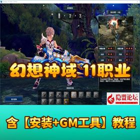 最新整理 MMORPG 端游【幻想神域 2 决战黑骑士】 11 职业 VM 一键单机版 + Linux 手工外网端