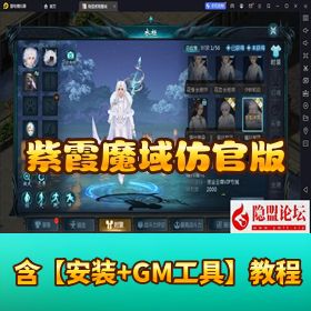 1655 互通【紫霞魔域全特效仿官版】VM 一键单机 + Win 手工服务端 + 本地注册验证 + 配套 GM