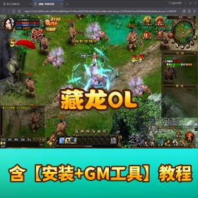 【藏龙 OL】稀有精品页游｜免虚拟机一键端｜视频教程 + GM 充值工具