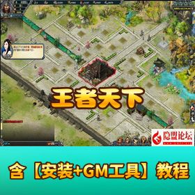 【王者天下】稀有精品国战类页游｜VM 一键单机端｜GM 网页管理后台 + 隐盟视频教程