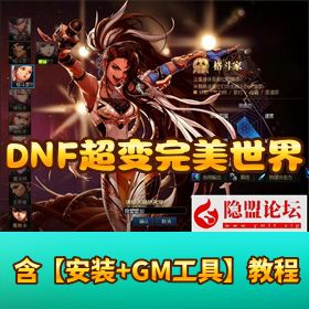 【DNF110 级超变神端】！完美世界 17 大陆 装备升级 + 全屏无 CD+VM 一键单机 + GM 工具