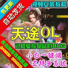 天途网页游戏单机版传奇类神器神使化境GM刷首充VIP元宝金钱等级