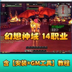 【幻想神域 14 职业】 VM 一键端源神修复完整版带视频教程 GM 脚本命令和全物品 ID