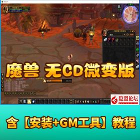 【wow魔兽世界怀旧版WLK335灰烬冰河急速无CD微变版-攻略赞助】VM一键单机版_全物品ID及GM命令