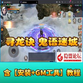 【寻龙诀之鬼语迷城】VM 一键单机版 Linux 手工外网端 隐盟视频教程 GM 后台 运营后台 双端