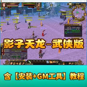 【复古端影子天龙八部 - 武侠版】 VM 一键单机端 带隐盟视频教程 GM 充值邮件工具