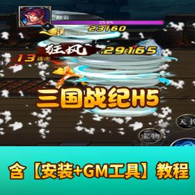 【三国战纪 H5 拿下三国】VM 一键单机 + Linux 外网端 + 全套源码 + 架设教程 + GM 后台