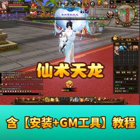 精品珍藏经典端【仙术天龙 VM】 一键端视频教程GM 控制面板游戏辅助工具