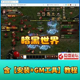 【暗黑世界】VM 一键单机版（仿暗黑破坏神 / 无限点券 VIP）｜隐盟详细视频教程