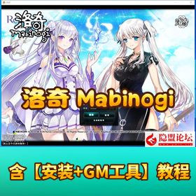 价值 498 元怀旧网游《洛奇 Mabinogi-G20S2 完整版》隐盟独家 VM 一键单机版卡片工具GM 教程全物品 ID