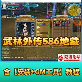 稀有怀旧网单 【武林外传 586 地藏端】 VM 一键单机端GM充值工具