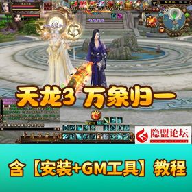 稀有经典怀旧网单【天龙八部 3 万象归一第十版】完美版 VM 一键单机端GM工具