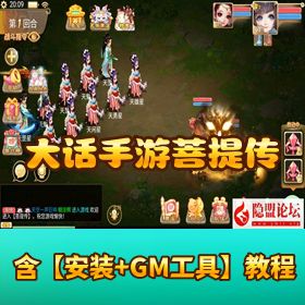 精品大话手游【菩提传】VM 一键单机 + Linux 外网端 + GM 运营后台 + 双端畅玩