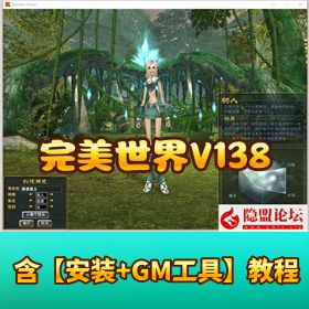 【夜雨完美世界 V138 国服原版】 VM 一键单机端 GM 网页后台 + EL 编辑器物品 ID
