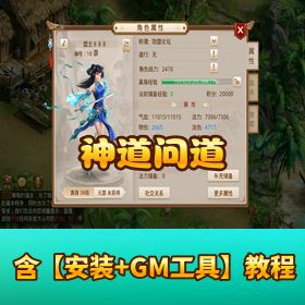 《神道问道》VM 一键单机端！隐盟视频教程 + GM 充值邮件工具