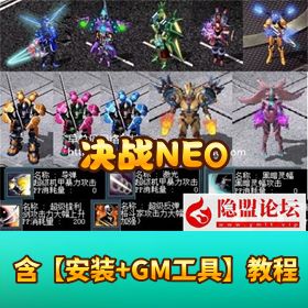 《决战 NEO》单机版特色镜像服务端装备道具任意刷无限货币GM 工具脚本命令
