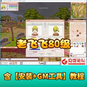 怀旧网单【初夏老飞飞 80 级】VM 一键单机珍藏版 + GM 管理工具
