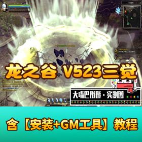 精品网单《龙之谷 V523 三觉版本》VM 一键单机端GM 脚本命令