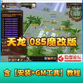 更新【天龙八部 085 魔改版】 VM 一键单机端 GM 工具