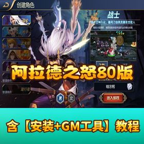 【阿拉德之怒 80 版】手工外网端！授权 GM+CDK 后台 + 开服清档 + 双端