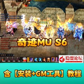 精品某宝端【奇迹 mu 】免虚拟机一键单机版 S6 全新扩展合成版 11D 翅膀传承血色套装可转生GM 工具自定义装备