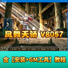 精品稀有端【凤舞天骄 V8057】虚拟机一键端支持 WIN10 GM 管理工具